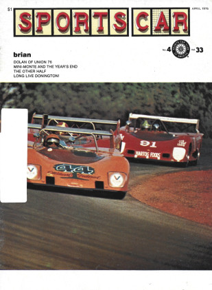 SPORTS CAR 1975 APR - DOLAN OF UNION 76, DONINGTON, MINI-MONTE